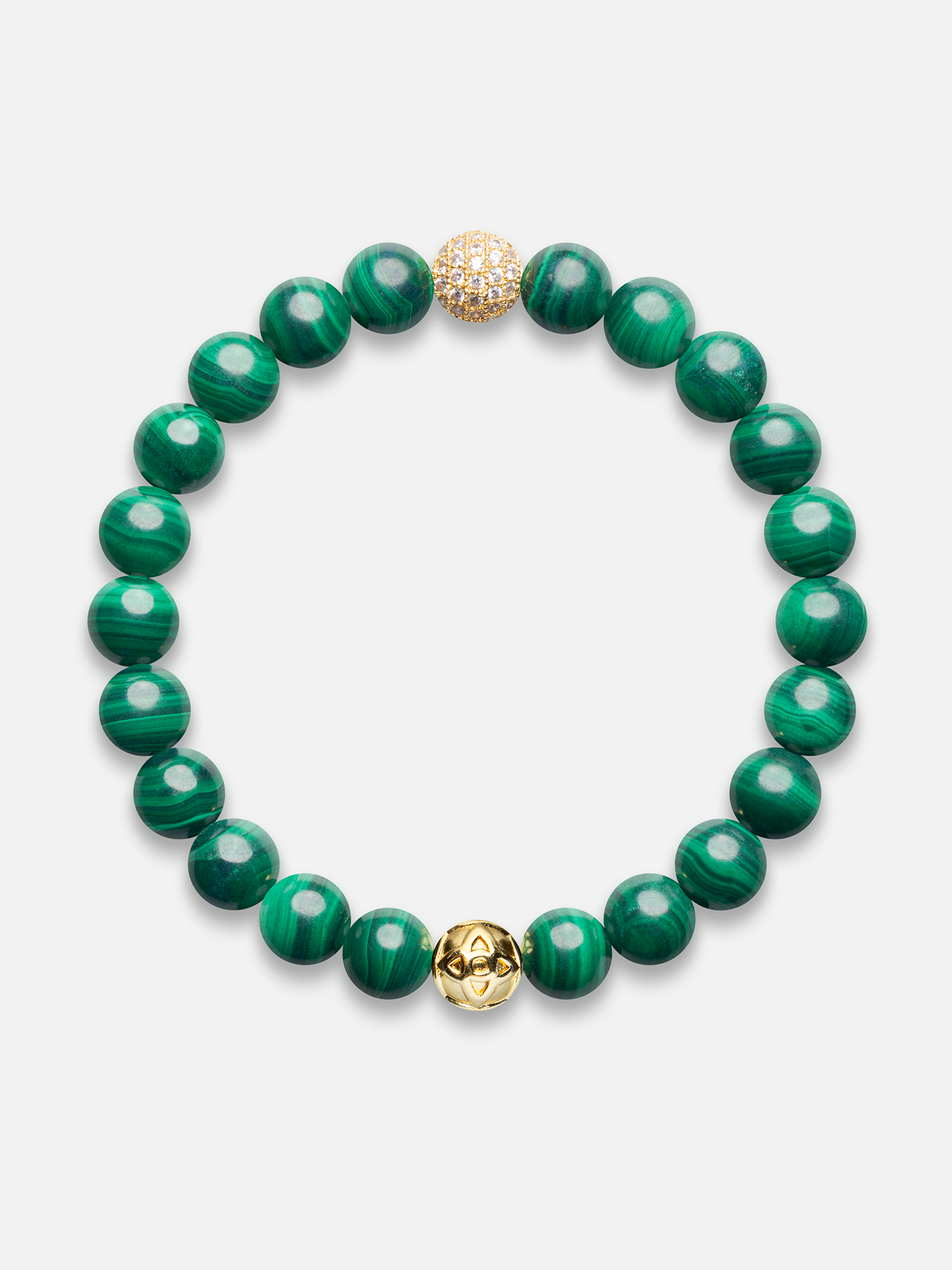 NÁRAMOK MALACHIT, 8MM