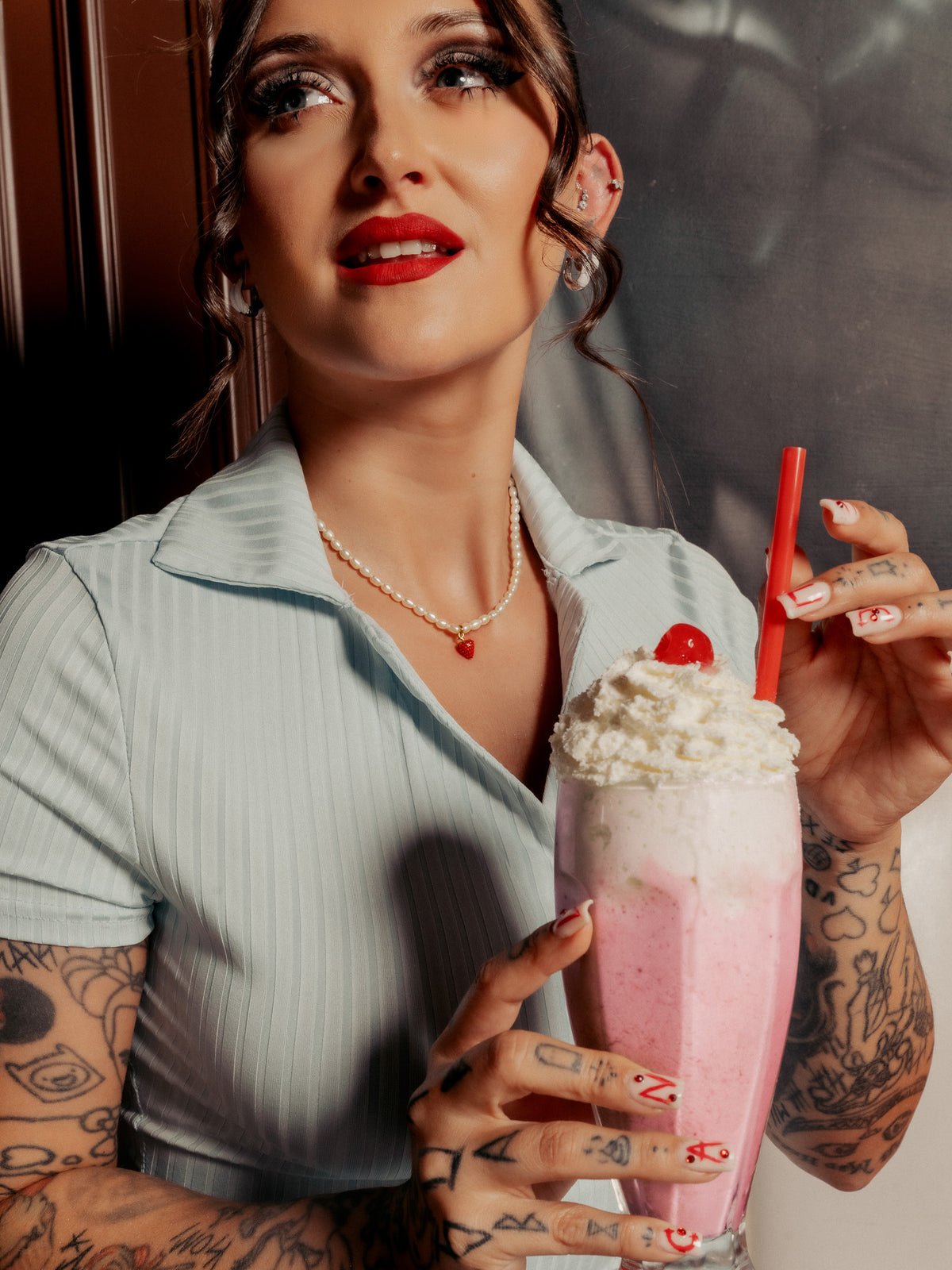 NÁHRDELNÍK STRAWBERRY SHAKE